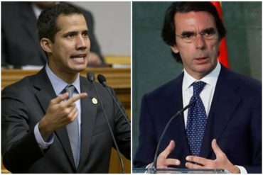 ¡QUÉ FUERTE! Aznar considera que el apoyo a Guaidó de 60 países ha sido insuficiente: La verdad es que no se ha avanzado mucho