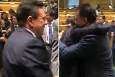 ¡VEA! Así celebró la delegación de Maduro en la ONU luego de que Venezuela lograra un puesto en el Consejo de DDHH (+Video)