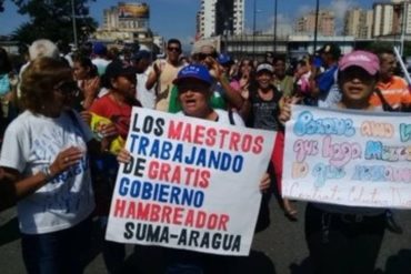 ¡ENTÉRESE! Paro Nacional del sector educativo se cumple en un 85%: En más de 15 estados protestan pacíficamente