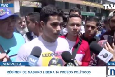 ¡LO ÚLTIMO! El momento de la liberación de presos políticos en la sede del Sebin en El Helicoide (+Video)