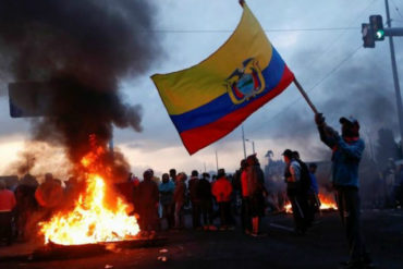 ¡SEPA! Enfrentamientos entre manifestantes y policías en nueva jornada de protestas en Ecuador (+Fotos) (+Videos)