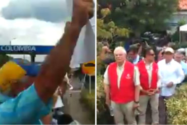¡MIRE! Venezolanos se las cantaron a Borrell en su visita a la frontera colombo-venezolana: Estamos sufriendo, les pedimos respaldo (+Video)