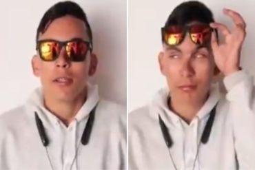 ¡IMPACTANTE! “Así me dejó la represión”: Rufo Chacón se quitó los lentes para mostrar su rostro tras la represión (+Foto +Video)