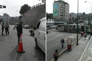 ¡ATENTOS! Transportistas protestaron este #7Nov por el arbitrario cambio de paradas en Petare