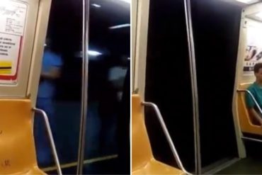 ¡INSÓLITO! Difunden video de un vagón del Metro de Caracas prestando servicio sin puertas (La estatal lo califica como fake news)