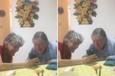 ¡CONMOVEDOR! “Míralo, míralo”: la reacción de unos bisabuelos en Venezuela al conocer a través de un video a su bisnieto que nació en Canadá (+Video)