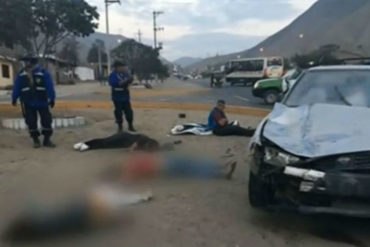 ¡TERRIBLE! Prisión preventiva para venezolano que causó la muerte a compatriota en accidente en Perú