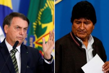 ¡DIRECTO! Jair Bolsonaro sobre la renuncia de Evo Morales: “La palabra ‘golpe’ se usa mucho cuando pierde la izquierda”