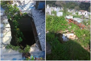 ¡DEPLORABLE! Las tumbas del Cementerio General del Sur en Caracas son constantemente profanadas (+Video)