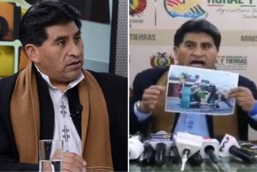 ¡DESCARO TOTAL! Ministro de Tierras de Bolivia engaña a la opinión pública con foto tomada en Venezuela en 2014