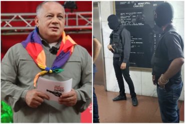 ¡CUENTO! “Eso fue un choque entre bandas”: Lo que dijo Diosdado Cabello sobre allanamiento a sede de VP