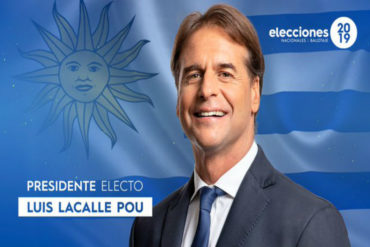 ¡REVÉS A LA IZQUIERDA! Sondeos apuntan a que Lacalle Pou será el nuevo presidente de Uruguay