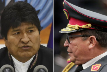 ¡ALZADOS! Alto Mando Militar sugiere a Evo Morales que renuncie para permitir la pacificación de Bolivia (+Video)