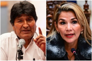 ¡DURO! Jeanine Áñez califica a Evo Morales como una persona «violenta» y «enloquecida» tras perder el poder