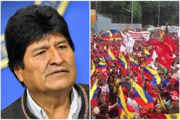 ¿MÁS O MENOS? Este chavista dice que salió a marchar en apoyo a Evo Morales porque “ama mucho a los perros”  (+Video)