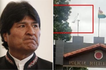 ¡VEA! Militares bolivianos izaron la bandera blanca tras anuncio de nuevas elecciones por Evo Morales (+Video)