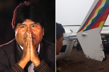 ¡CASI NO LA CUENTA! El susto que vivió Evo Morales cuando el helicóptero presidencial sufrió un accidente y aterrizó de emergencia (+Videos)