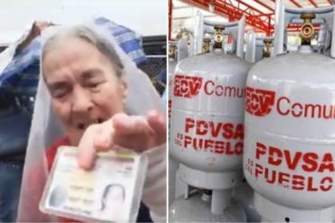 ¡DESGARRADOR! Bajo la lluvia, una abuela de 87 años deambula para conseguir gas (+Video)