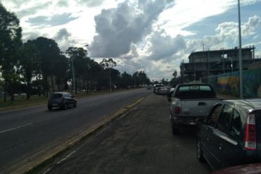 ¡UN SUPLICIO! La kilométrica cola que se armó en una estación de servicio en Puerto Ordaz para  obtener combustible (+Videos)