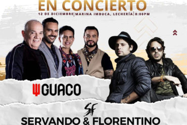 ¡DE INFARTO! “Para enchufados”: El nada socialista precio de las entradas del concierto de Guaco y Servando Florentino en Lechería (prepare los verdes)