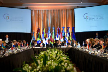 ¡SEPA! El Grupo de Lima respalda las propuestas de Guaidó y de EEUU para solucionar la crisis del país