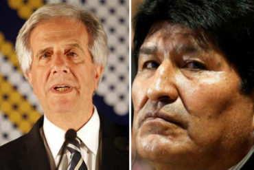 ¡VAYA, VAYA! Tabaré Vázquez critica intento reelección de Evo Morales: «Es bueno que venga una mente fresca»