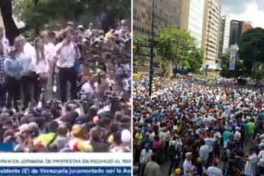 ¡FRONTAL! Guaidó desde Chacaíto: La protesta es el factor que nos falta para lograr la libertad (+Video)