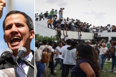 ¡FRONTAL! Guaidó señala al régimen de ser responsable de los hechos en Parque del Este: «Son unos incapaces» (+Video)