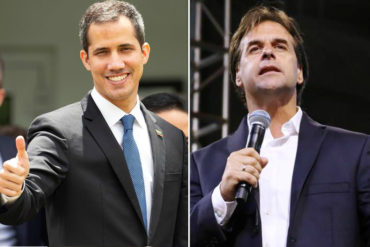 ¡SÉPALO! Guaidó felicita a Lacalle Pou por obtener la victoria oficial en las elecciones presidenciales de Uruguay