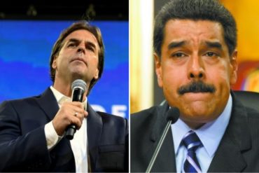 ¡NO SE AGUANTÓ! Lacalle Pou no quiere nada con el chavismo: «A mí me resultaba muy difícil hablar de democracia teniendo al dictador Maduro enfrente»