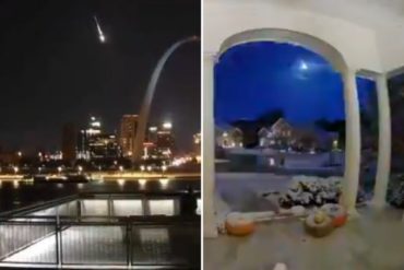 ¡IMPACTANTE! Captan increíbles imágenes de un meteoro que ilumina el cielo sobre EEUU (+Videos)