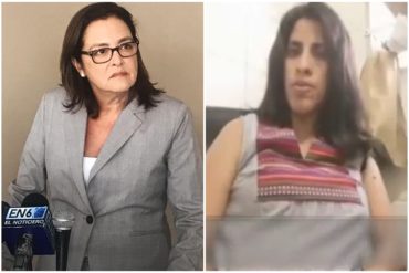 ¡EN LA CALLE! Ministra de El salvador desmiente a esposa de diplomático chavista: “Le ofrecimos ayuda y no la aceptó” (+Video)