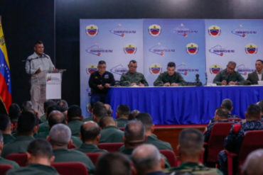 ¡DEBE SABERLO! ¿Temen al “efecto Bolivia”?: Reverol se reúne con militares para activar “plan de seguridad y estabilidad” (+Video)