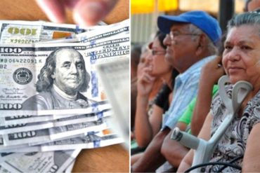 ¡QUIEREN SUS LECHUGAS! Jubilados y pensionados exigen que su pago sea en dólares: “Maduro dijo que le simpatizaba la dolarización”