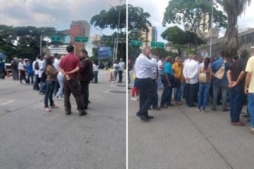 ¡INJUSTO! La protesta de trabajadores de Cantv: “No tenemos material ni insumos, los talleres son una chivera y hay mucha corrupción” (+Videos)