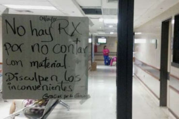 ¡EN COMA! Más de la mitad de hospitales venezolanos no tienen cómo hacer ni una placa de tórax (+Inquietantes datos de encuesta nacional)