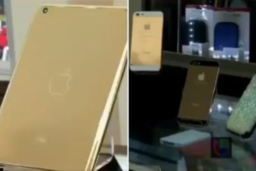 ¡QUÉ DESCARO! La tienda en Florida en la que chavistas y enchufados han comprado productos Apple con incrustaciones de oro valorados en 8.000$ (+Video)