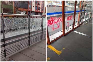 ¡VÉALO! Manifestantes violentos han atacado 14 estaciones del TransMilenio en Colombia durante jornada de paro (+Videos + vandalismo)