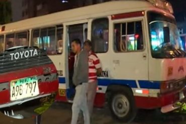 ¡SE LO CONTAMOS! Mujer venezolana fue arrollada por un autobús que iba a excesiva velocidad en Perú: El chófer escapó y el colector está detenido (+Detalles)