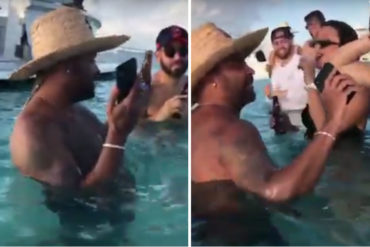 ¡MÍRELO, PUES! Así pillaron al cantante de reguetón Zion gozando en los Roques (+Video) (Incluye cerveza Polar)