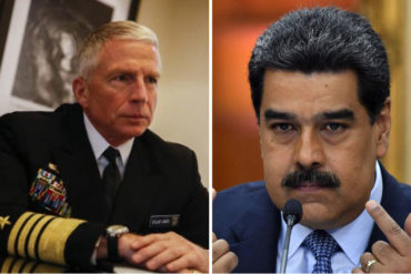 ¡ATENCIÓN! Almirante Craig Faller del Comando Sur: Dinero del tráfico de drogas financia al régimen Maduro