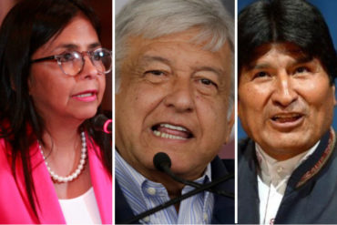 ¡AH, OK! Delcy Rodríguez agradece a López Obrador por su “generosidad” al amparar a Evo Morales