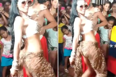 ¡QUÉ LOCURA! Diosa Canales se desató en un sexy baile de samba frente a pequeños niños y en redes la estallaron: “¡Por Dios!”(+Video)