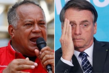 ¡SOLTÓ VENENO! “Le vamos a responder en reciprocidad”: Diosdado amenaza a Bolsonaro si decide expulsar a funcionarios de la embajada venezolana en Brasil