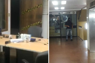 ¡ATROPELLO! «Todos al piso y me dan el teléfono»: Difunden imágenes del allanamiento de sede de VP Centro Plaza (+Video)