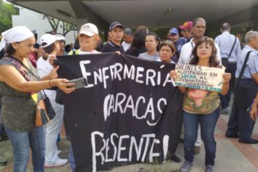 ¡LE CONTAMOS! Colegio de enfermeras de Caracas se une a la protesta del movimiento estudiantil este #21Nov (+Videos)