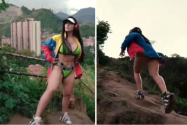 ¡SÚPER SEXY! Las fotos demasiado HOT de Diosa Canales subiendo el cerro “las Tres Cruces” que te pondrán a sudar (También compartió video)