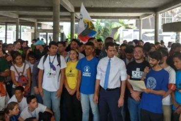 ¡LE CONTAMOS! Guaidó invitó a los venezolanos a acompañar protesta de los estudiantes el próximo #21Nov (+Videos)