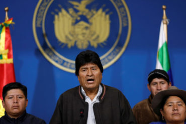 ¡ATENCIÓN! Evo Morales cede y anuncia nuevas elecciones generales en Bolivia tras confirmarse fraude electoral (+Video)