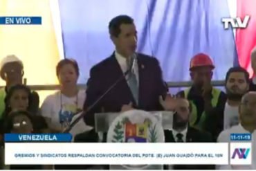 ¡CLARITO! Guaidó afirma que “sobran razones” para marchar el 16-N: “Todos los sectores dicen ya basta”  (+Video)